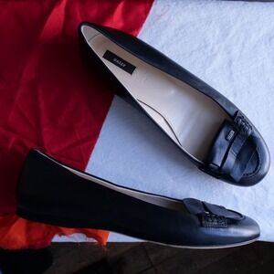 Classic‎ black Bally flats/loafers